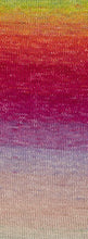 Lade das Bild in den Galerie-Viewer, Lana Grossa COTONELLA Farb-Nr. 2, Gelbgrün/Rot/Weinrot/Fuchsia/Rotviolett/Lila/Beige 100g
