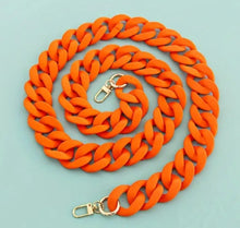 Lade das Bild in den Galerie-Viewer, Taschenkette orange 120cm