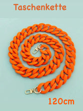Lade das Bild in den Galerie-Viewer, Taschenkette orange 120cm