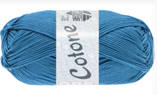Lade das Bild in den Galerie-Viewer, Lana Grossa Cotone Leuchtendblau blau Nr. 133