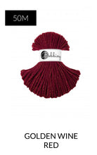 Lade das Bild in den Galerie-Viewer, Bobbiny Flechtkordel, 5 mm, GOLDEN wine red