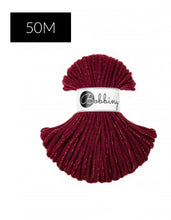 Lade das Bild in den Galerie-Viewer, Bobbiny Flechtkordel, 5 mm, GOLDEN wine red