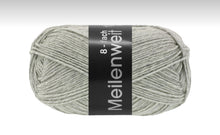 Lade das Bild in den Galerie-Viewer, Lana Grossa Meilenweit 8-fach Farb-Nr. 9564, Hellgrau meliert 150g