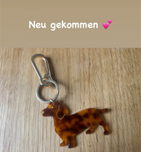 Lade das Bild in den Galerie-Viewer, 🐾 Dackel-Schlüsselanhänger – Dein treuer Begleiter für jeden Tag - Karabiner