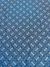 Lade das Bild in den Galerie-Viewer, Wasserabweisender Stoff blau senf Fächer