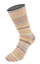 Lade das Bild in den Galerie-Viewer, Lana Grossa Cool Wool for socks Farb-Nr. 7762, Khaki/Natur/Rosa/Antikviolett/Lila/Hellgrau/Senfgelb/Taupe/Hellrot 100g