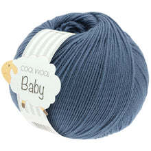 Lade das Bild in den Galerie-Viewer, Lana Grossa Cool Wool Baby Taubenblau Nr. 263