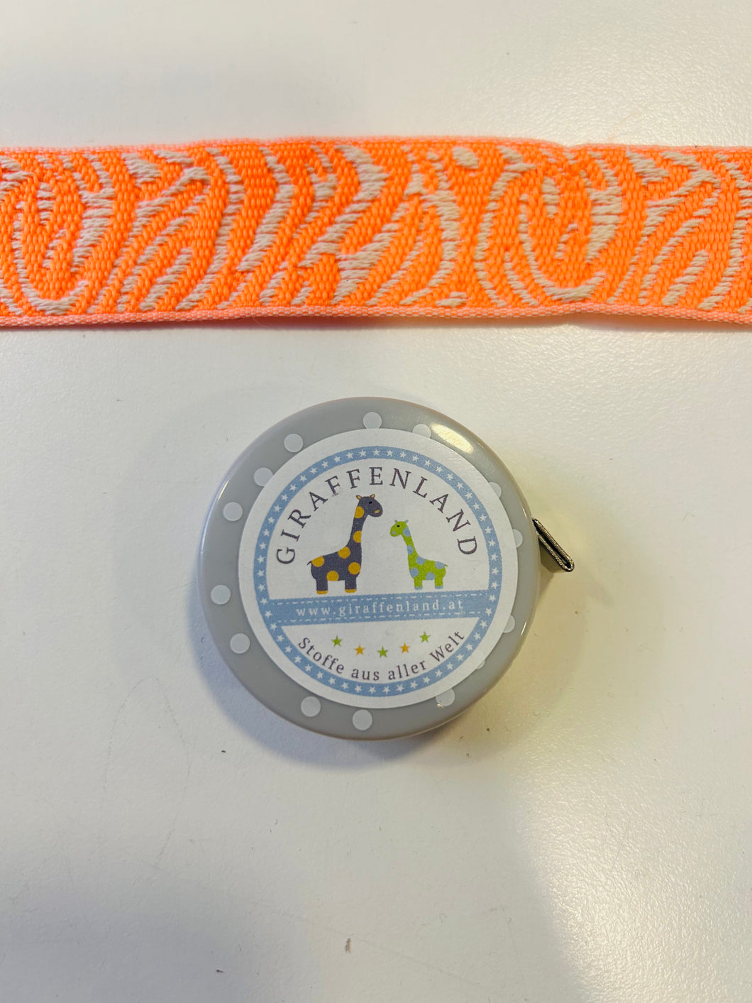 Gurtband 30mm orange Zebra