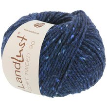 Lade das Bild in den Galerie-Viewer, Lana Grossa Landlust Soft Tweed 90 Dunkelblau meliert Nr. 14