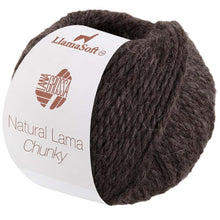 Lade das Bild in den Galerie-Viewer, Lana Grossa Natural Lama Chunky Schwarzbraun 015