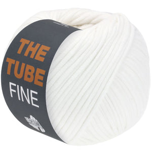 Lana Grossa The Tube Fine Farb-Nr. 101, Weiß 100g