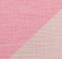 Lade das Bild in den Galerie-Viewer, Musselin Double Gauze Uni pink meliert doubleface
