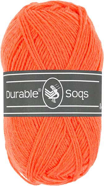 Durable Soqs 50g Fresh Coral orange (408)