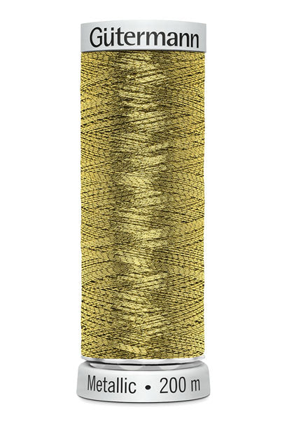 Gütermann Maschinenstickgarn Metallic 200m gold Nr. 7004