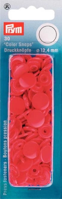 Prym Color Snaps Druckknöpfe 12,4mm rot