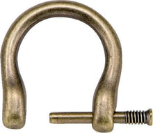Lade das Bild in den Galerie-Viewer, Prym Aufhänger für Taschengriffe 18mm altmessing