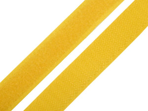 Klettband 20mm senfgelb Hakenband