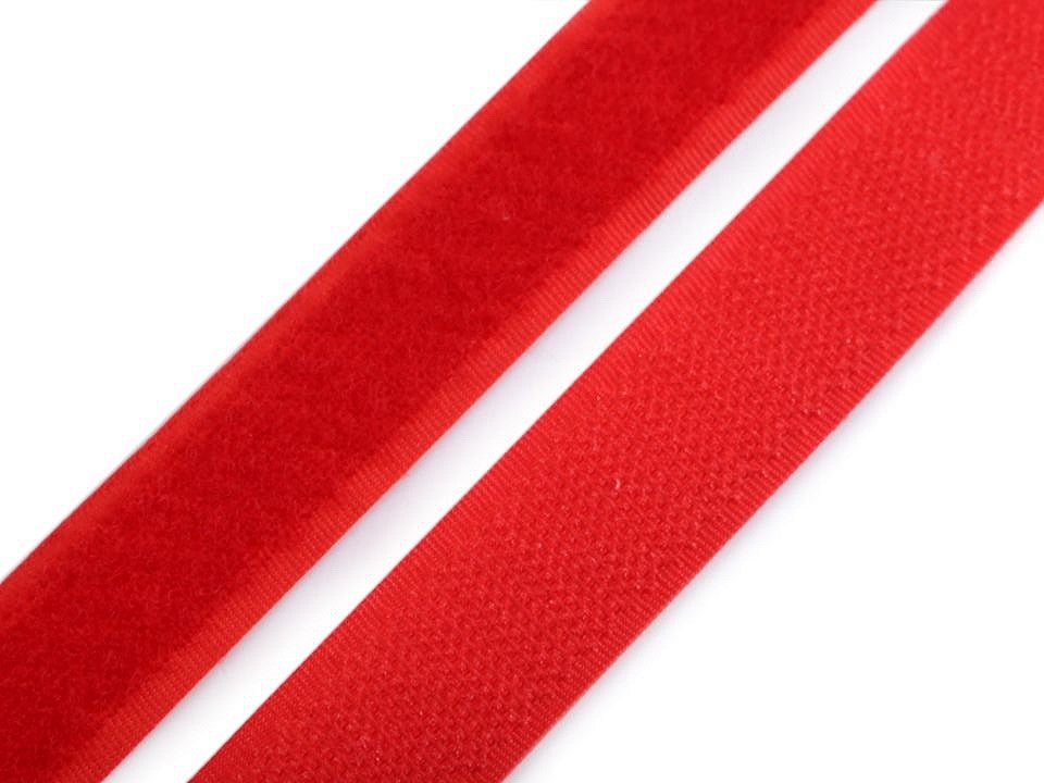 Klettband 20mm rot Flauschband