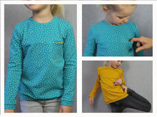 Lade das Bild in den Galerie-Viewer, Schnittreif - Bente- Sweater mit (o.ohne) Brusttasche