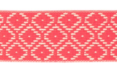 Band Gurtband dünn 40mm gewebt pink