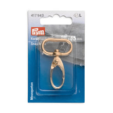 Lade das Bild in den Galerie-Viewer, Karabinerhaken 25 x 45mm gold