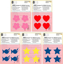 Lade das Bild in den Galerie-Viewer, ABS Stopper für Socken Regia Herz rot