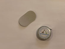 Lade das Bild in den Galerie-Viewer, Gurtbandenden rund zum Aufbügeln 40mm offwhite