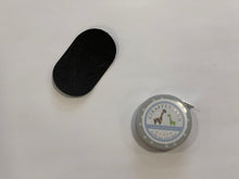 Lade das Bild in den Galerie-Viewer, Gurtbandenden rund zum Aufbügeln 40mm anthrazit