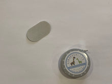 Lade das Bild in den Galerie-Viewer, Gurtbandenden rund zum Aufbügeln 25mm offwhite