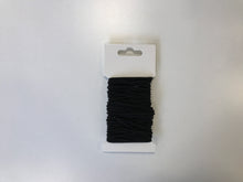 Lade das Bild in den Galerie-Viewer, Gummikordel soft cord 2mm schwarz 10m