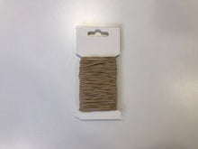 Lade das Bild in den Galerie-Viewer, Gummikordel soft cord 2mm beige 10m