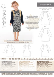 Minikrea - Kleid mit Rüschen 50025