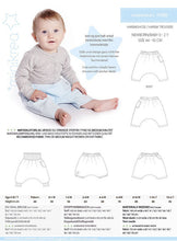 Lade das Bild in den Galerie-Viewer, Minikrea - Haremshose für Babys 11305