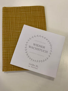 Wiener Wachstuch Gr. XL Linien gelb