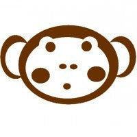 Bügelmotiv Affen-Junge Franz, schoko