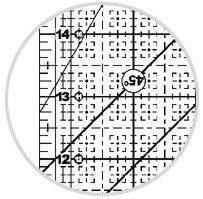 Lade das Bild in den Galerie-Viewer, Universal-Lineal 60x16cm