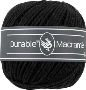 Durable Macramé 100g black (325)