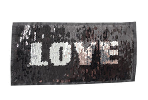 Wendepaillettenmotiv 'LOVE' silber 7,5€