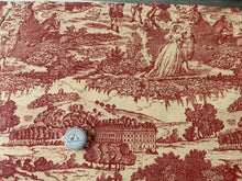 Lade das Bild in den Galerie-Viewer, Homedeco Landleben/Landschaft rot toile de jouy Versailles
