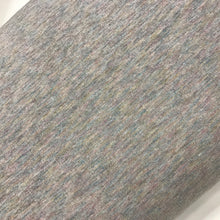 Lade das Bild in den Galerie-Viewer, Glamoursweat Glitzer hellgrau/bunt melange