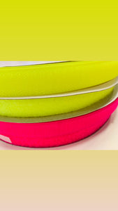 Klettband 20mm neonpink Hakenband