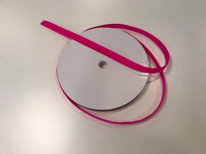 Klettband 20mm neonpink Flauschband