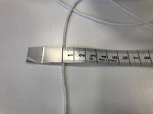 Lade das Bild in den Galerie-Viewer, Gummikordel weich 2mm weiß 10m