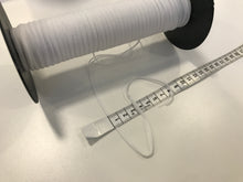 Lade das Bild in den Galerie-Viewer, Flachgummi weiß 4mm sehr weich 10m