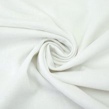 Lade das Bild in den Galerie-Viewer, Viskose-Leinen Uni weiß