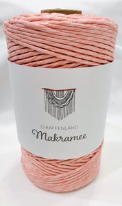 Giraffenland Makramee einfach gedreht 3mm 200m rosa meliert