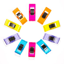 Lade das Bild in den Galerie-Viewer, Clover Stoffklammern 10 Stk. bunt