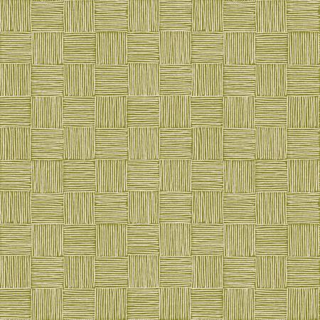 Feste Baumwolle Strich-Muster grün