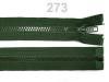 teilbarer Jacken-Reißverschluss grün dunkelgrün 50 cm