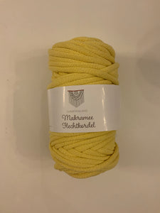 Giraffenland 9mm Flechtkordel, G60 gelb hellgelb